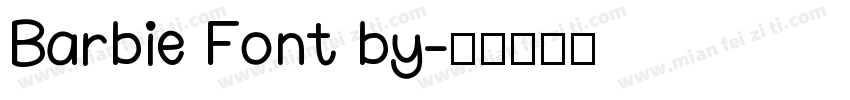 Barbie Font by字体转换